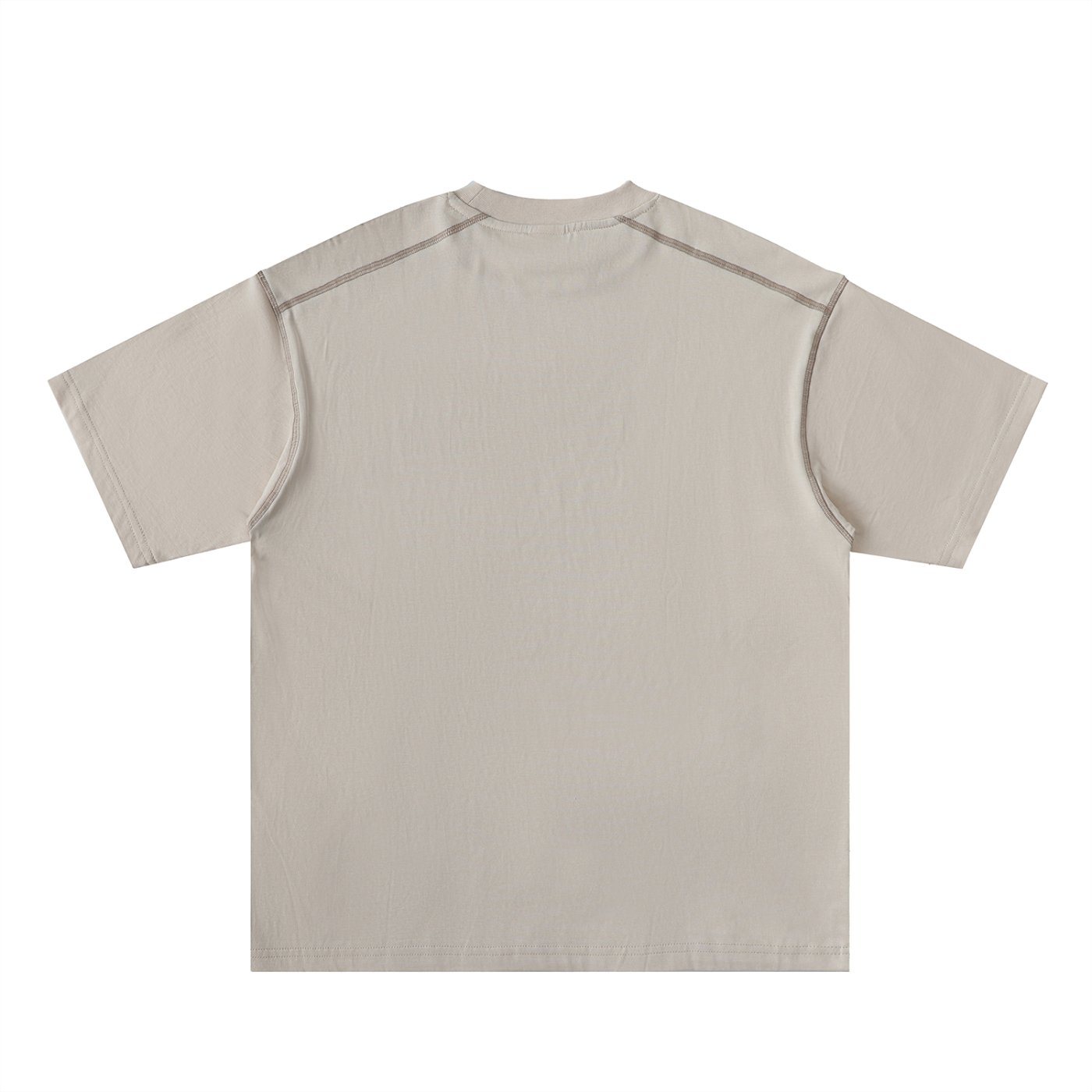 Caero Oversized Contrast-Stitched Cotton Tee