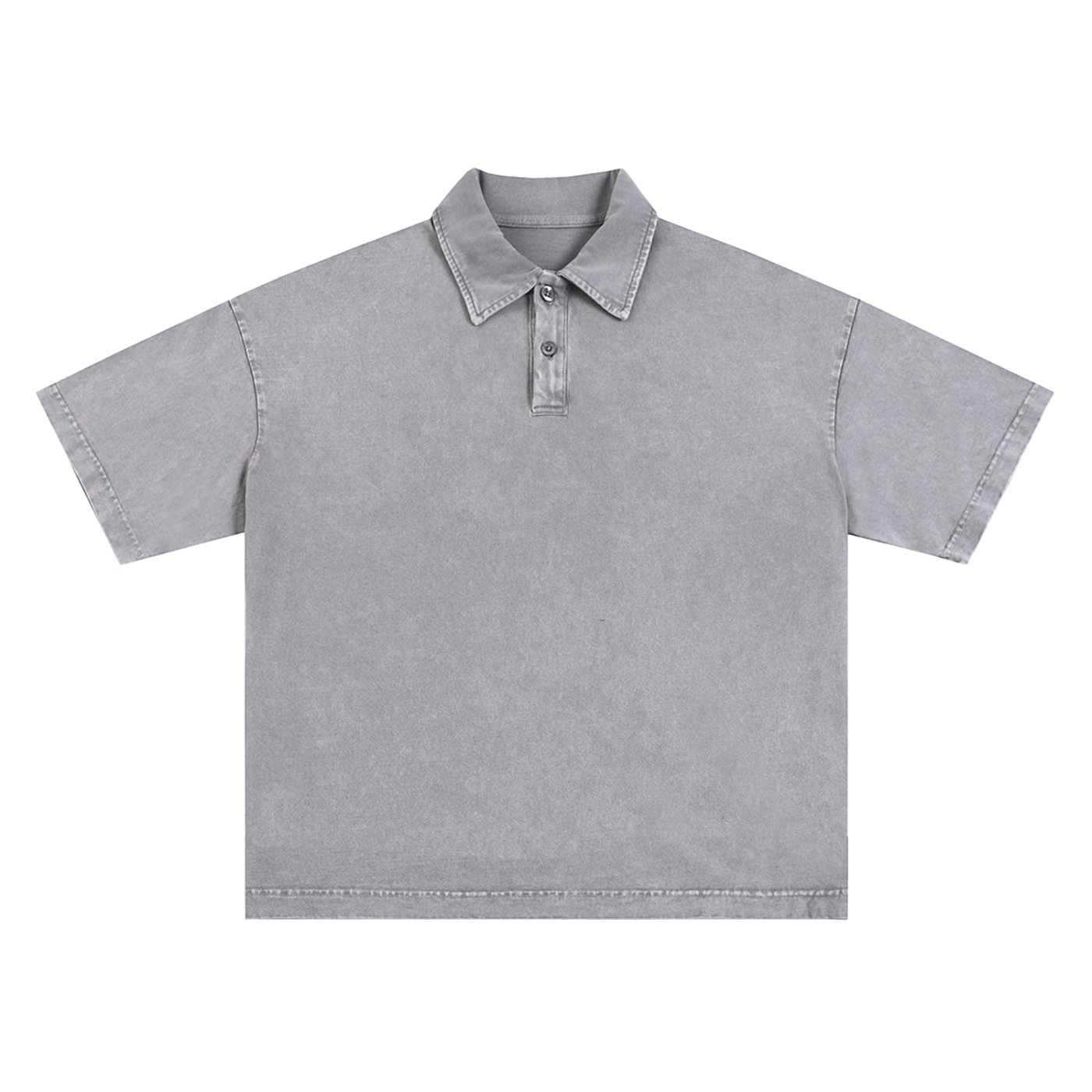 Caero Snow-Washed Polo T-Shirt