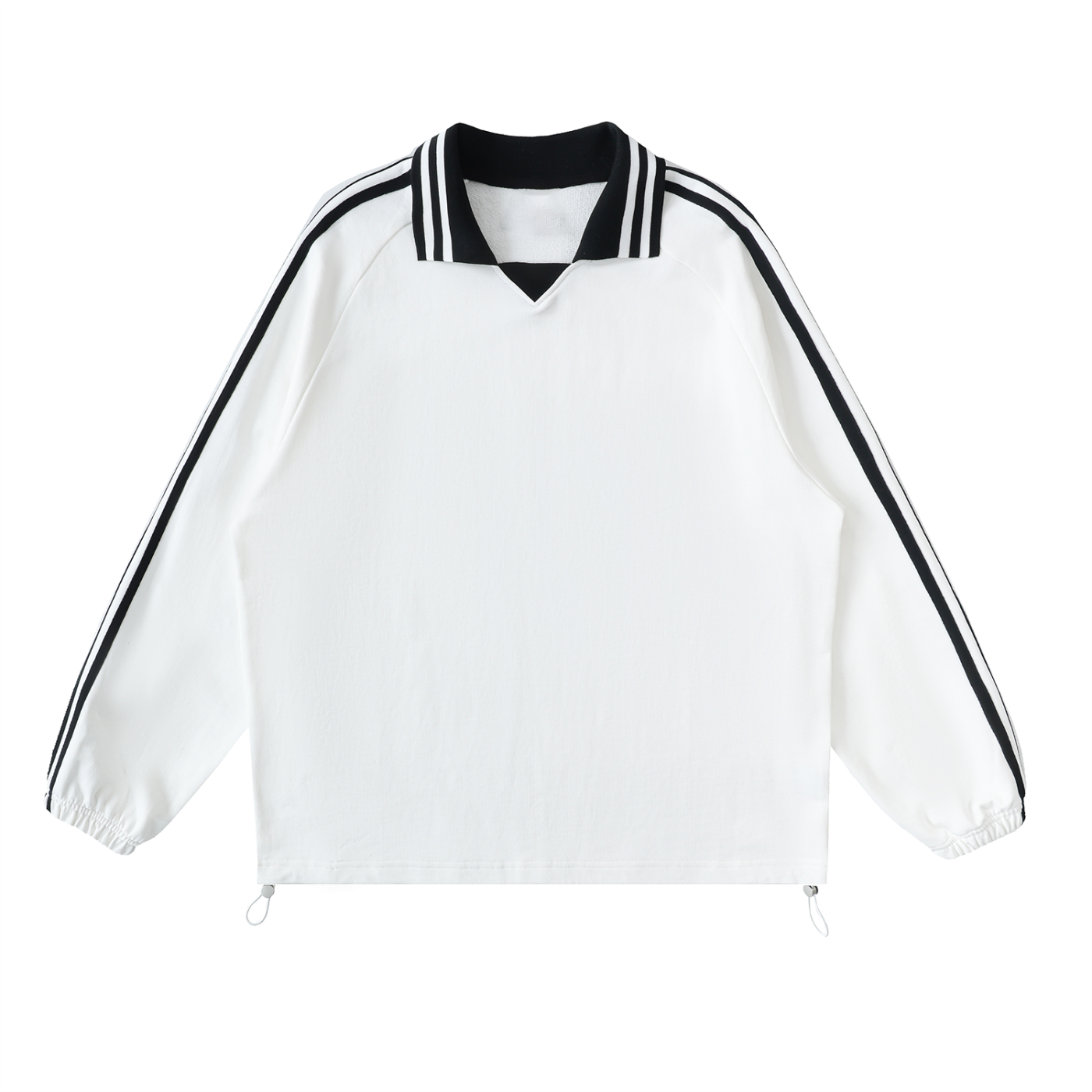 Lapel Collar Sweatshirt