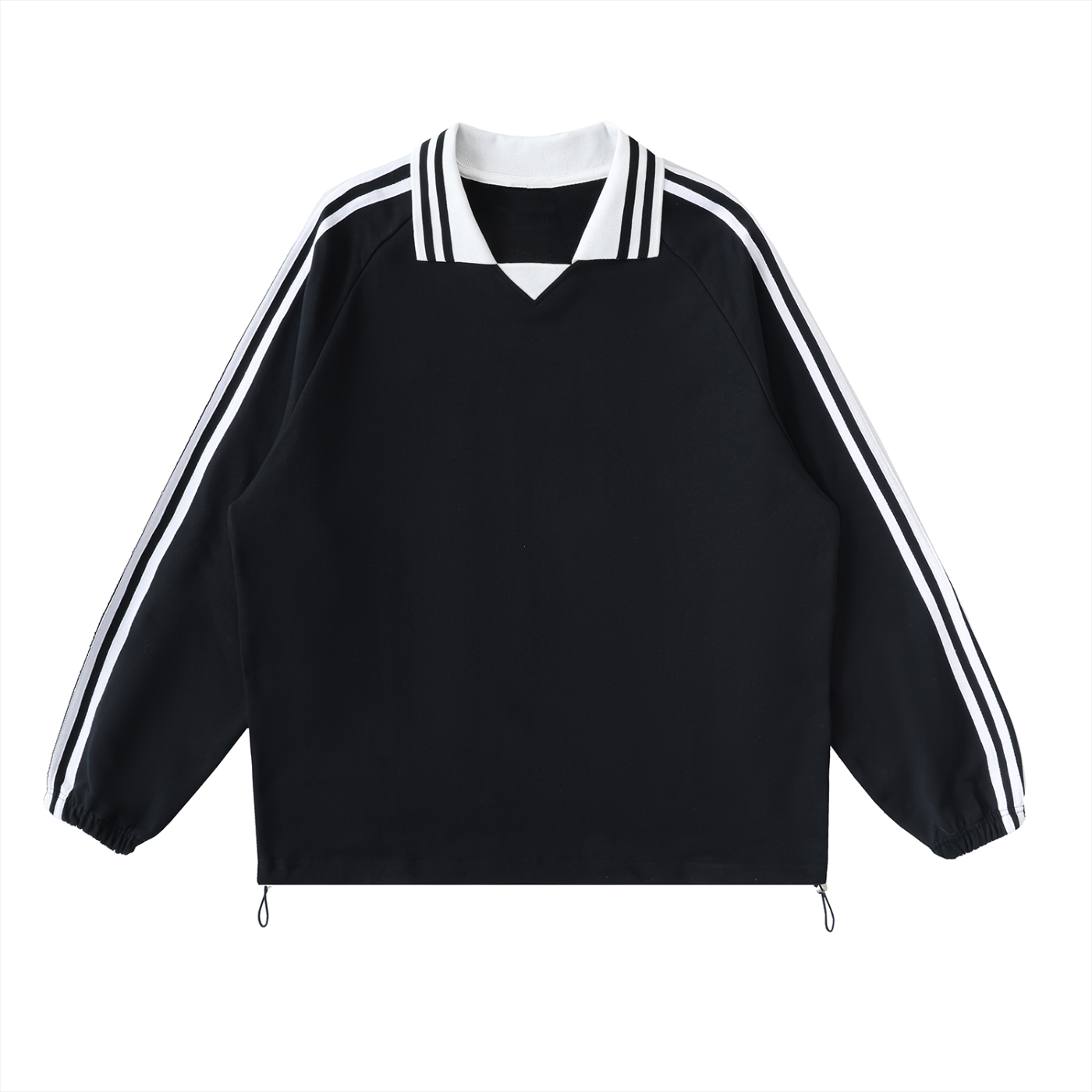 Lapel Collar Sweatshirt