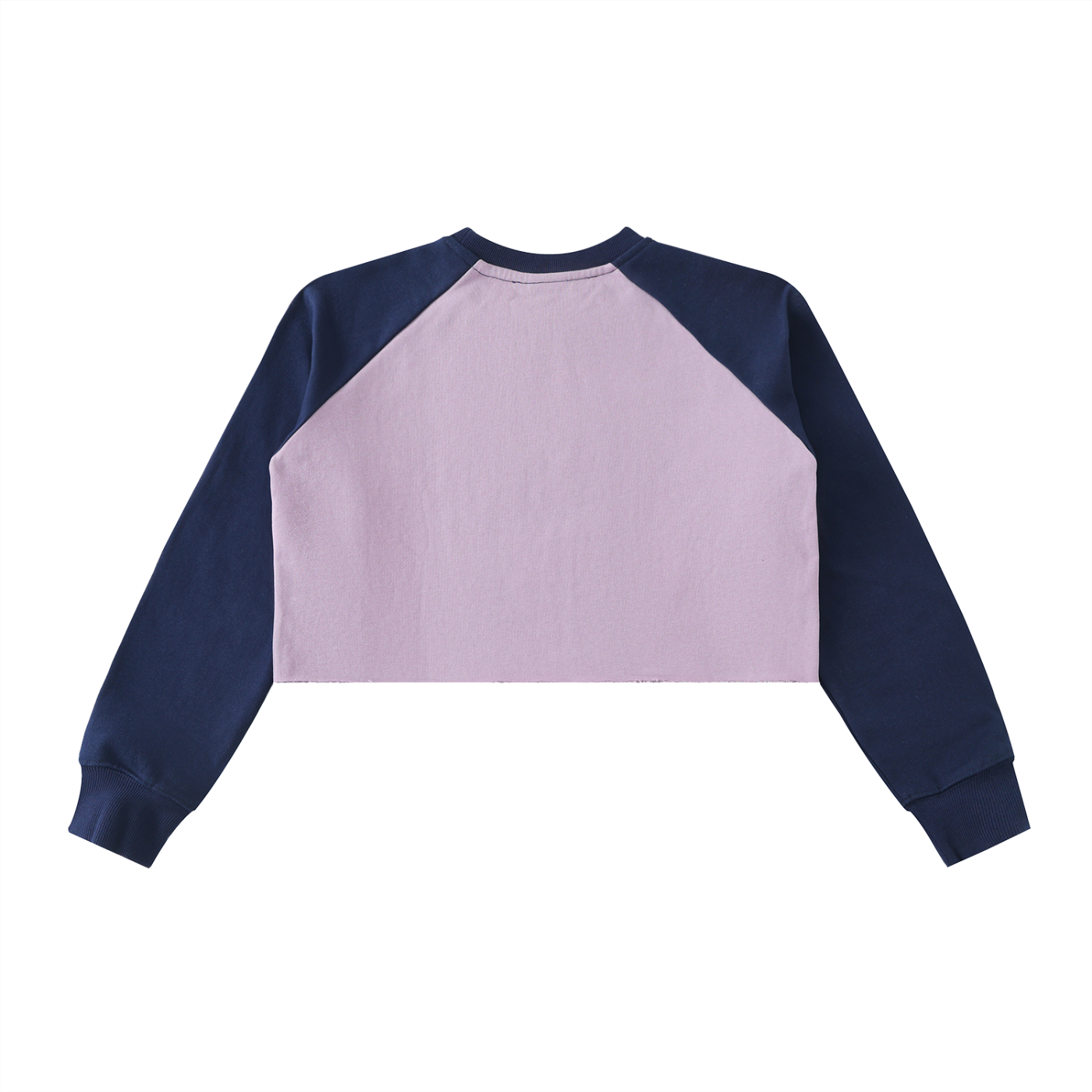 Raw-Hem Crop Sweatshirt