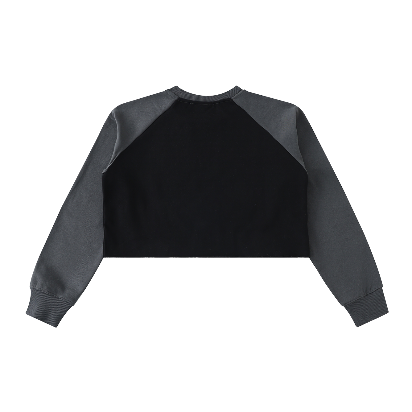 Raw-Hem Crop Sweatshirt