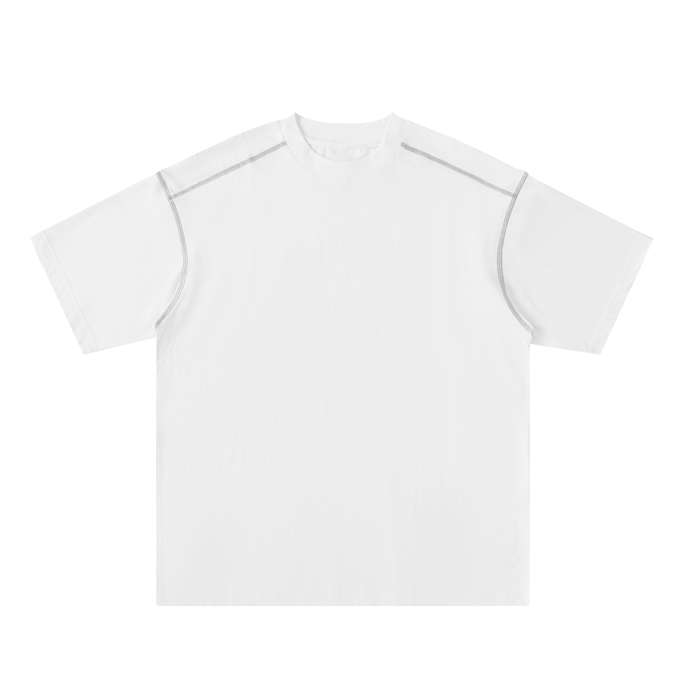 Caero Oversized Contrast-Stitched Cotton Tee