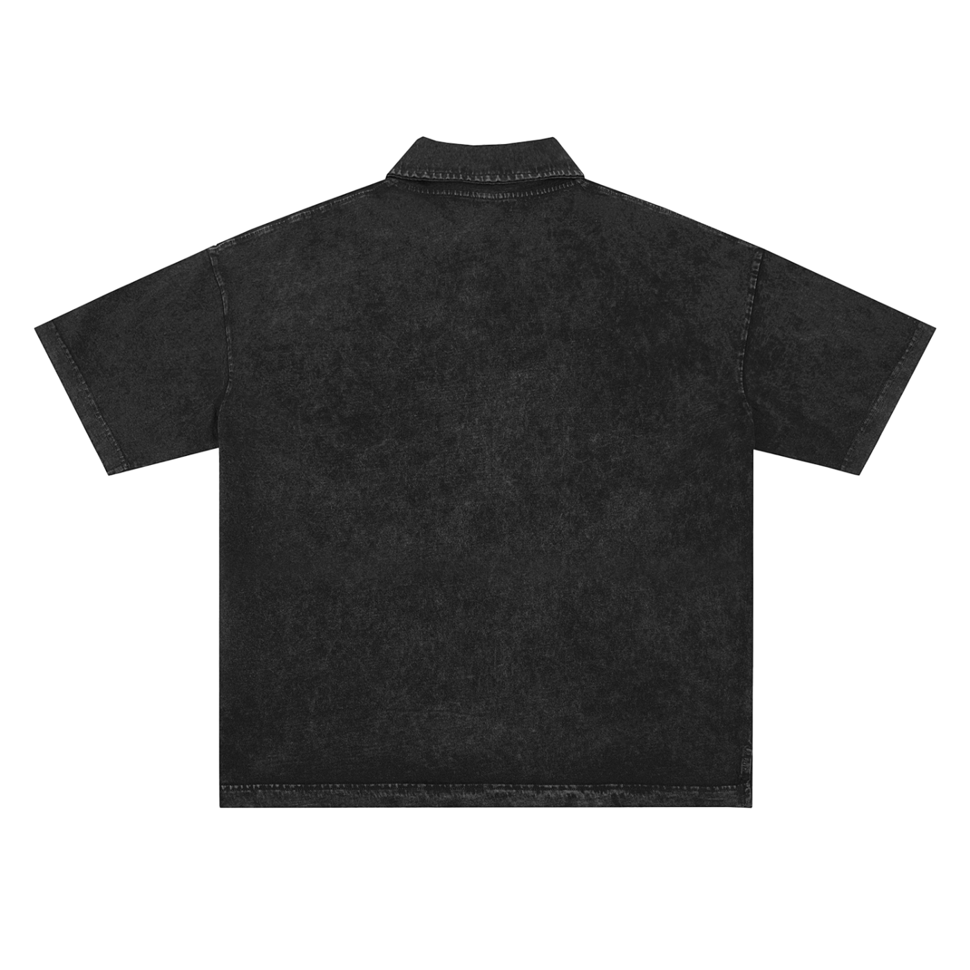 Caero Snow-Washed Polo T-Shirt