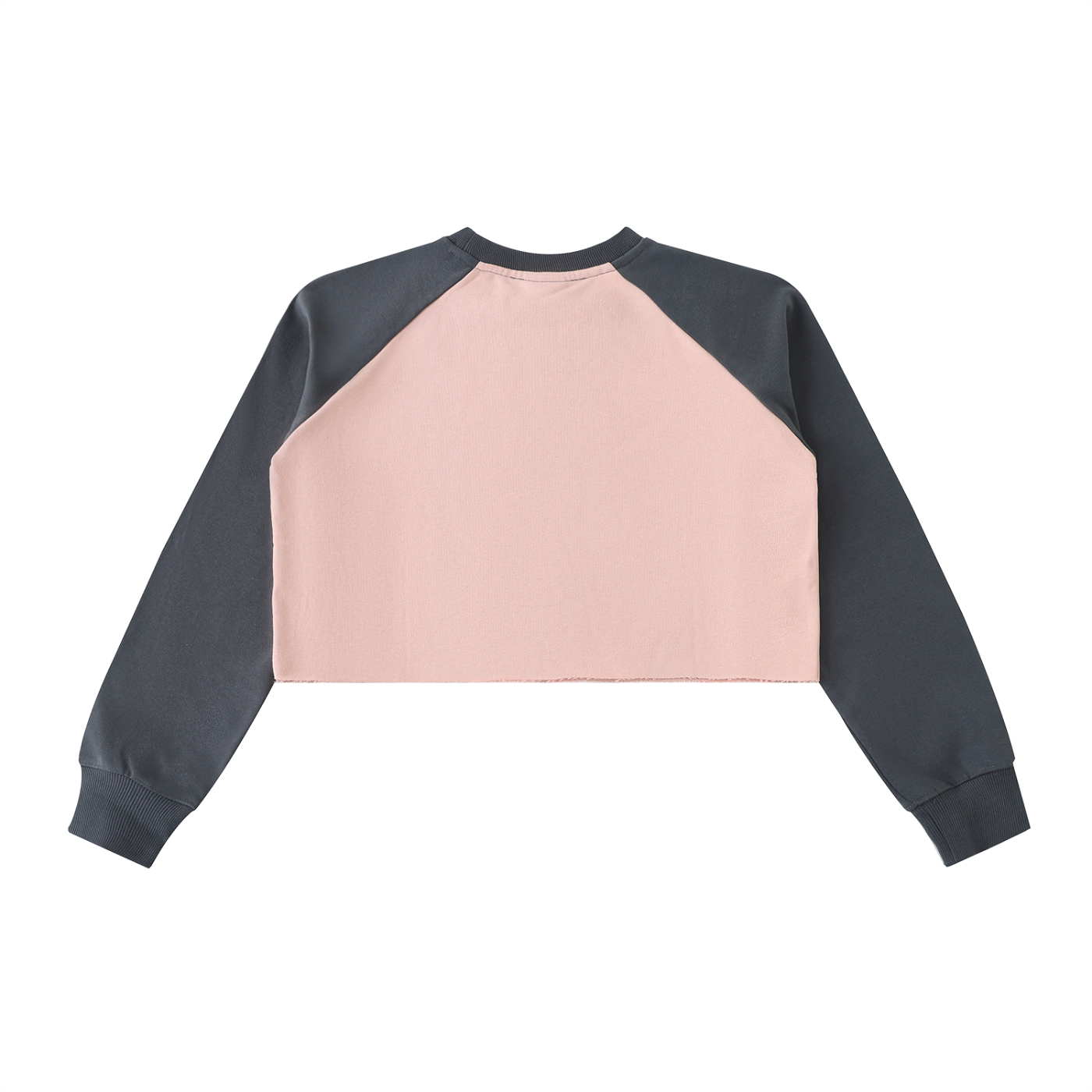 Raw-Hem Crop Sweatshirt