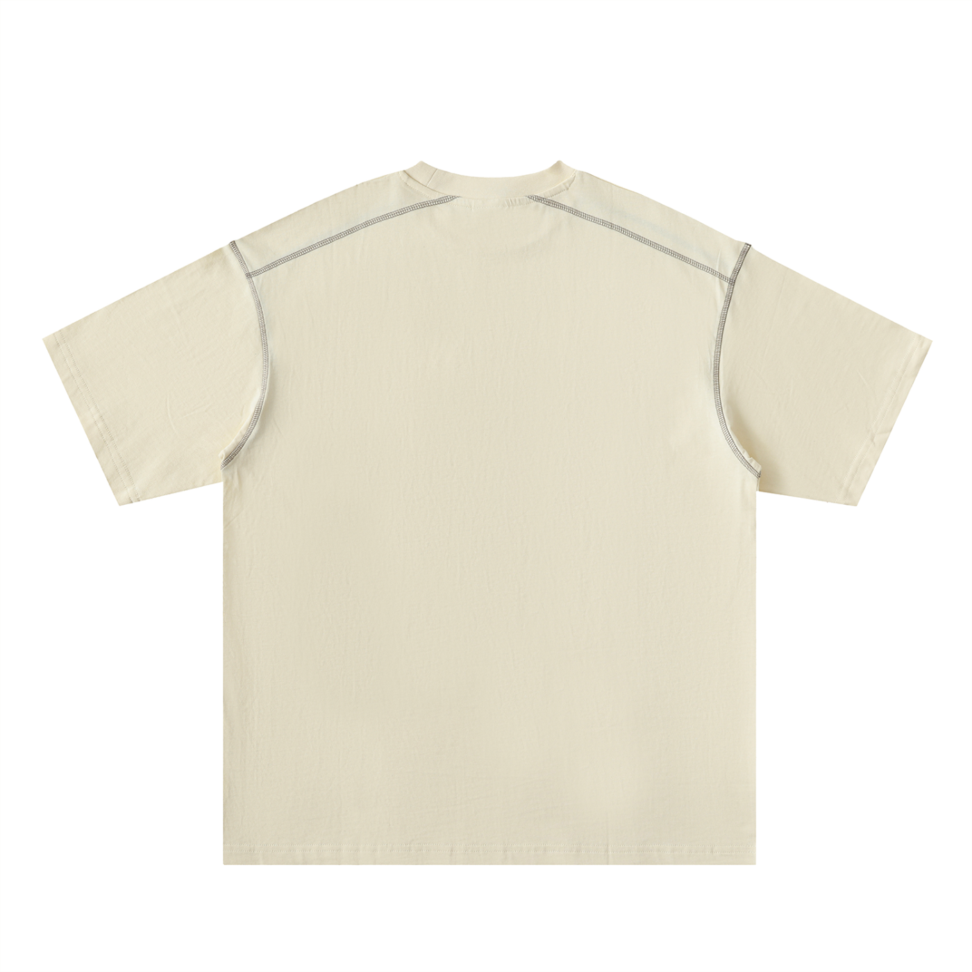 Caero Oversized Contrast-Stitched Cotton Tee