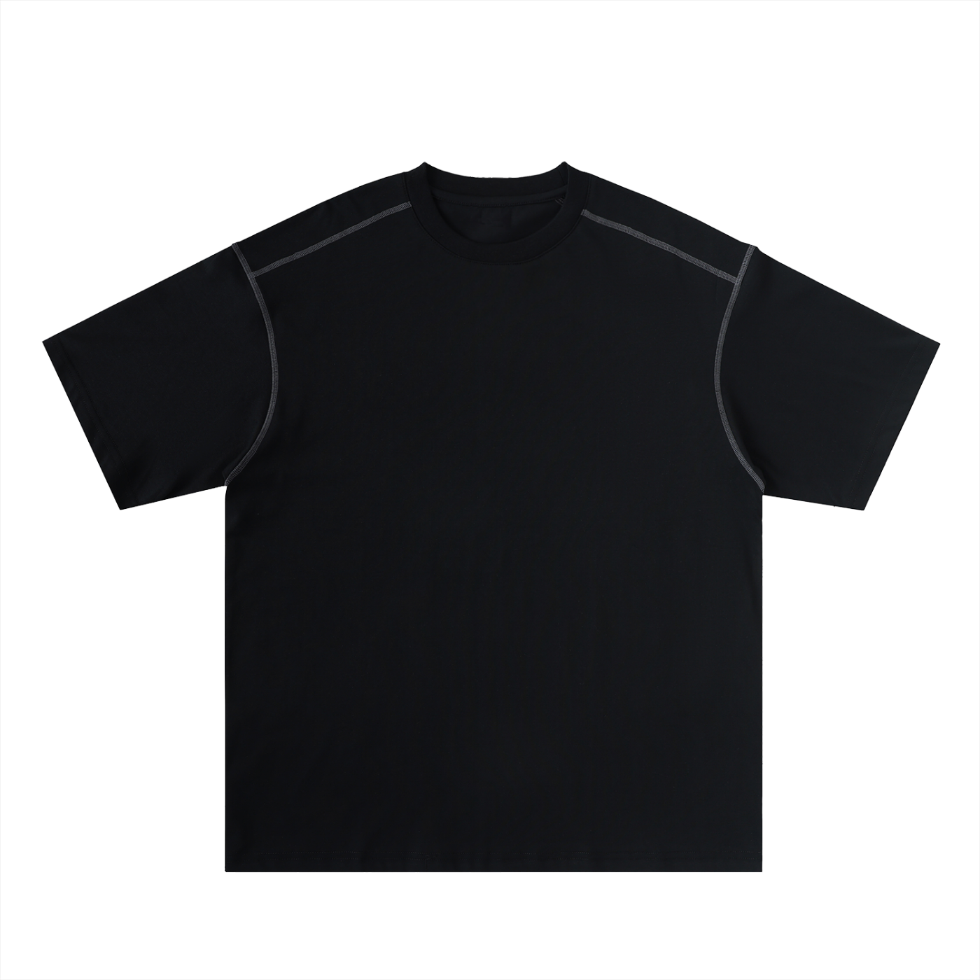 Caero Oversized Contrast-Stitched Cotton Tee