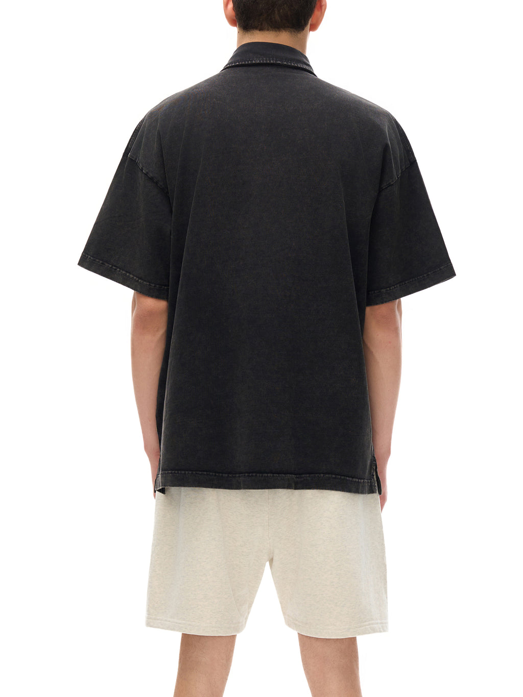 Caero Snow-Washed Polo T-Shirt