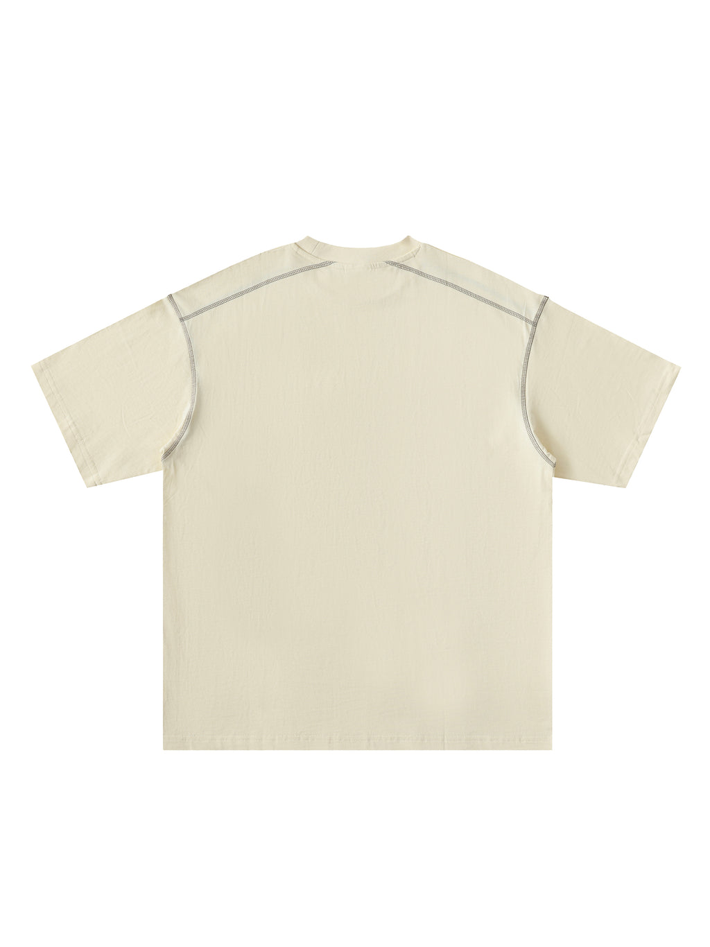 Caero Oversized Contrast-Stitched Cotton Tee
