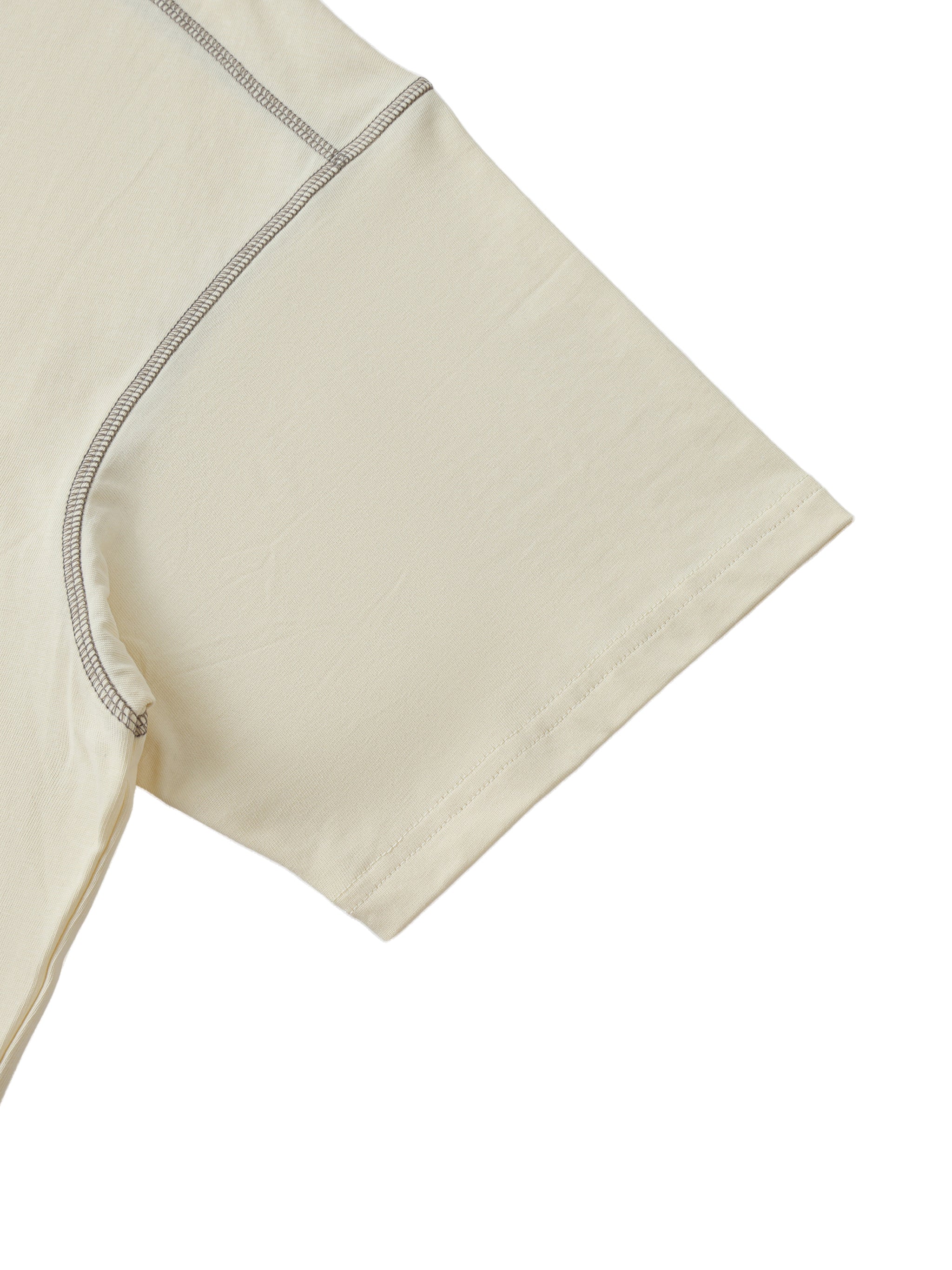Caero Oversized Contrast-Stitched Cotton Tee