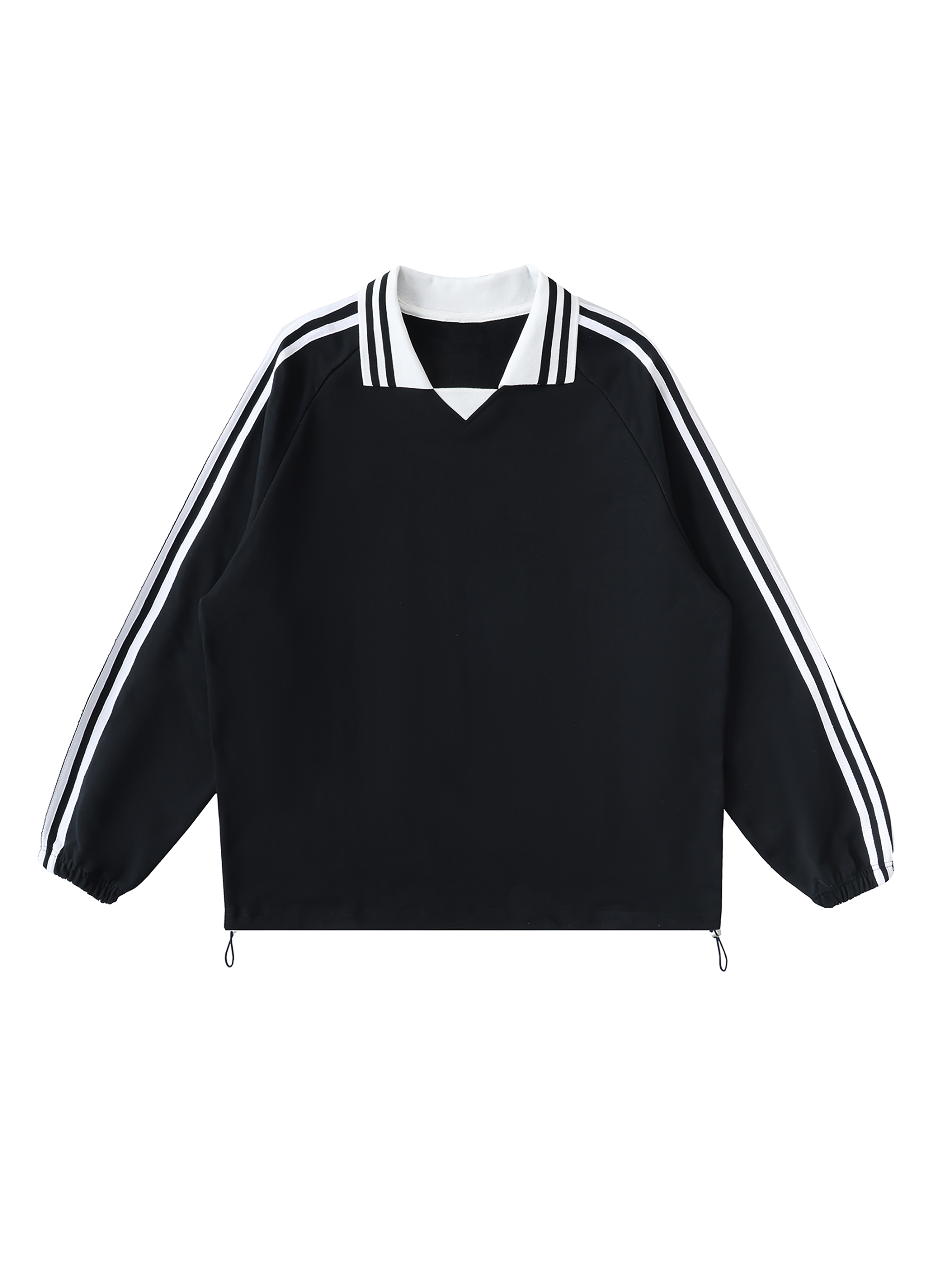 Lapel Collar Sweatshirt